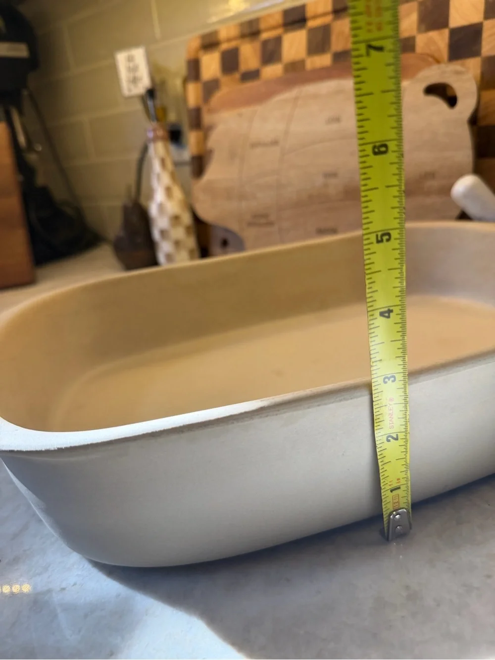 Pampered Chef Large rectangular stoneware baker